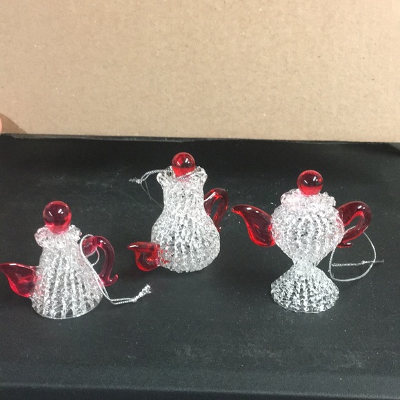 Glass teapot ornaments